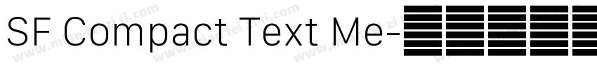SF Compact Text Me字体转换